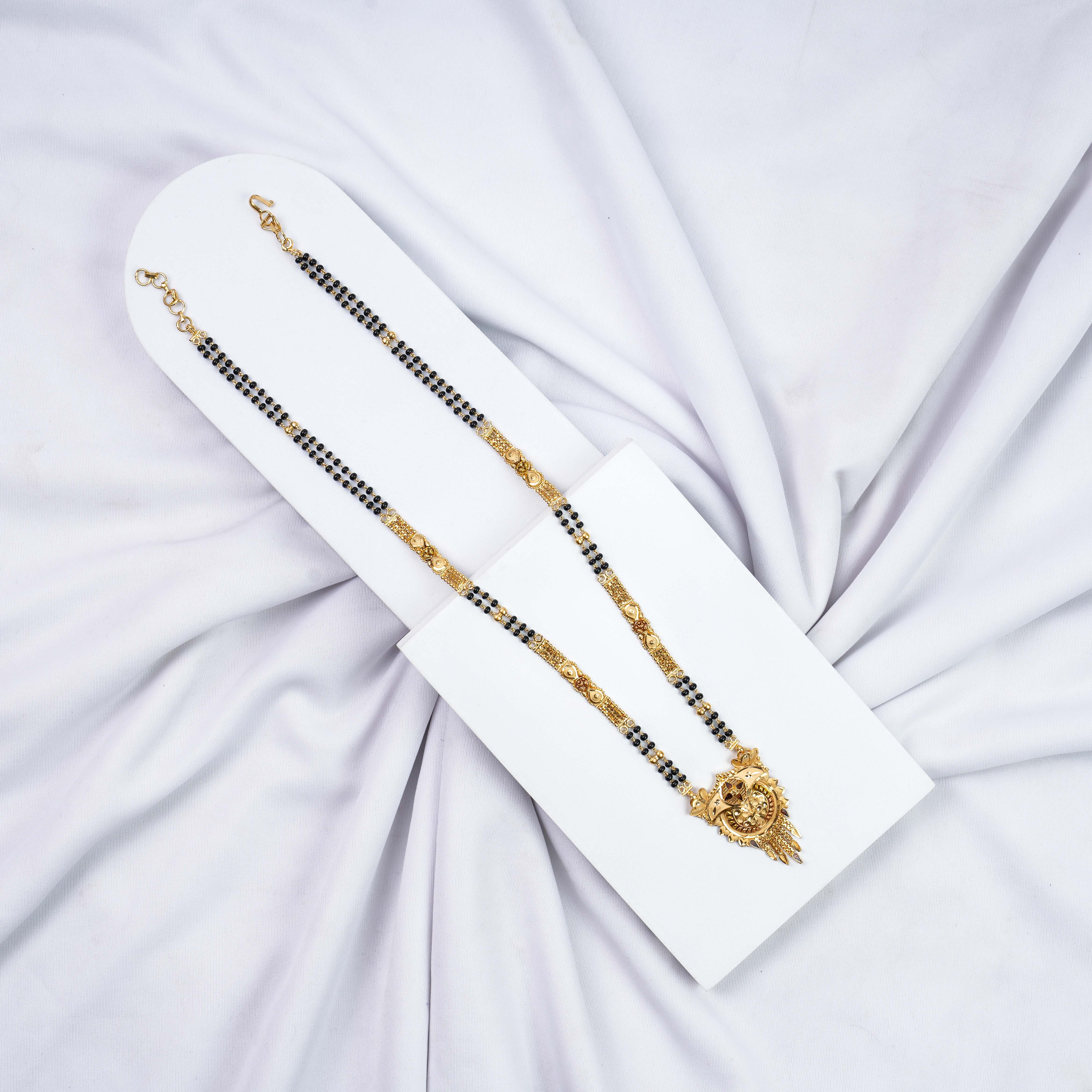 24K Gold Plated Classic Chain Mangalsutra – SAI HANDA BANGLES