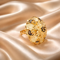 Signature Designer Gold Plated Ring