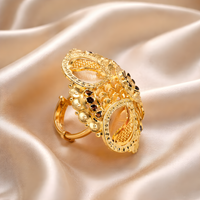 Ornate Designer Gold Plated Ring