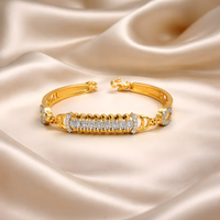 Gold Plated American Diamond Designer Bracelet for Women