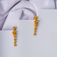 24K Gold Plated Traditional Long Drop Earrings